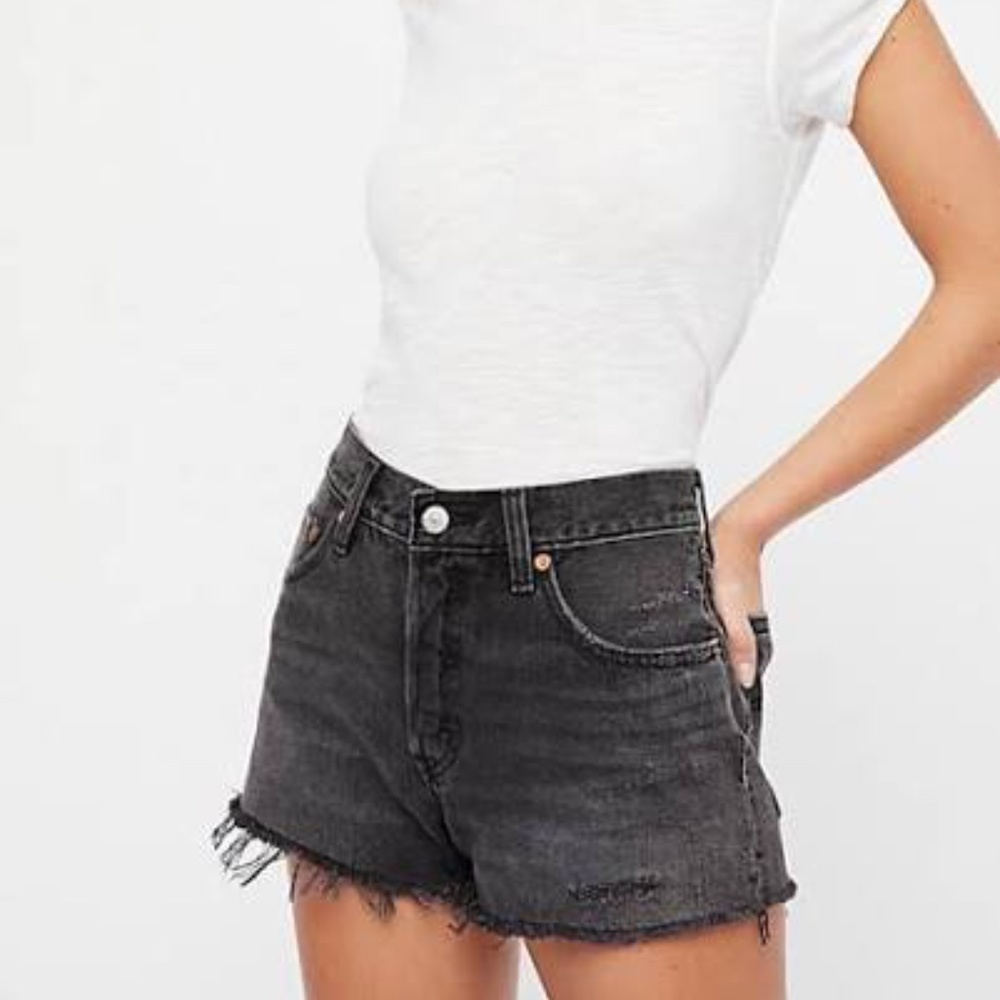Levi's Black Denim Shorts